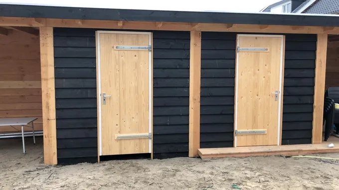Opgeleverde veranda, KM project